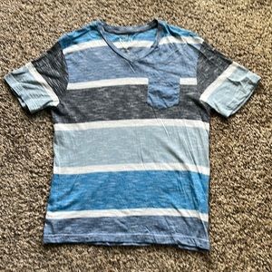 1897 Men’s Short Sleeve Tee, Size Medium, Blue, Grey, White